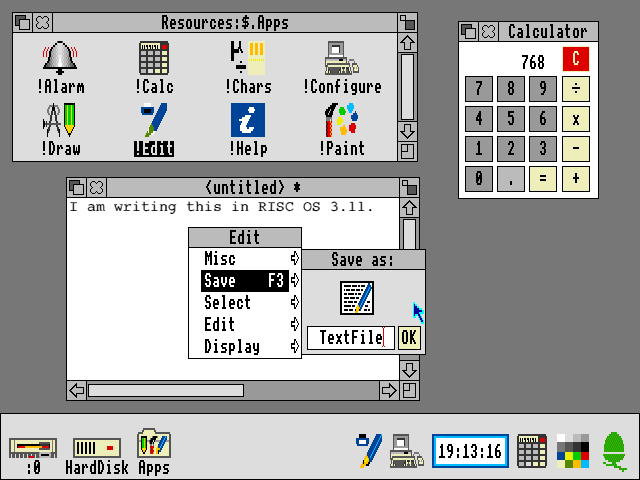 RISC OS 3.11