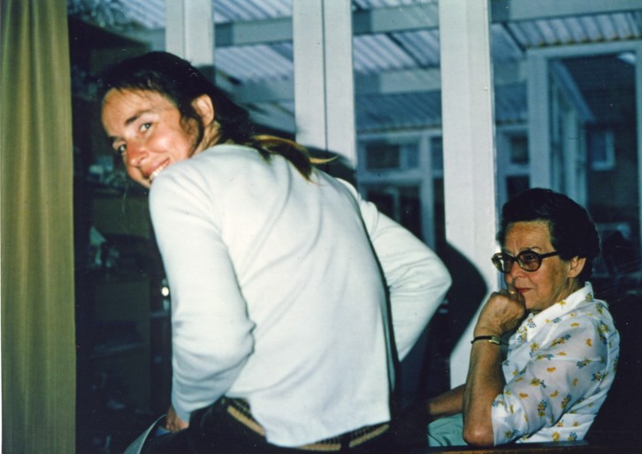 Christa and Mutti, 1976