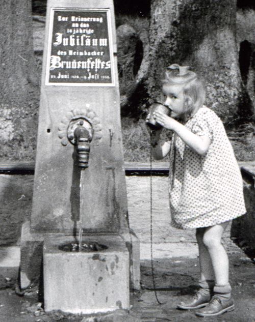 Christa in Germany, early 1950s