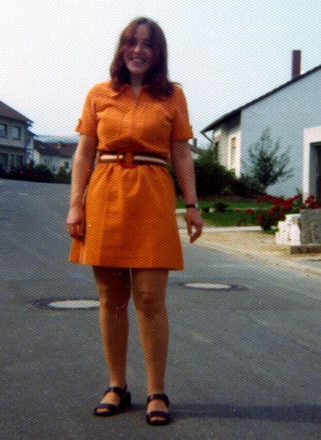 Christa in Germany, September 1974