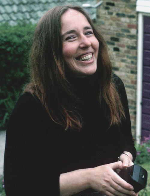 Christa and her smile, 1975