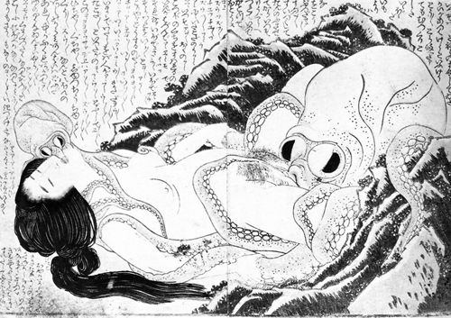 Hokusai octopus
