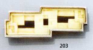 Ivory brooch