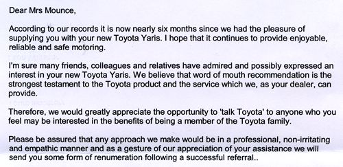 Toyota bribe