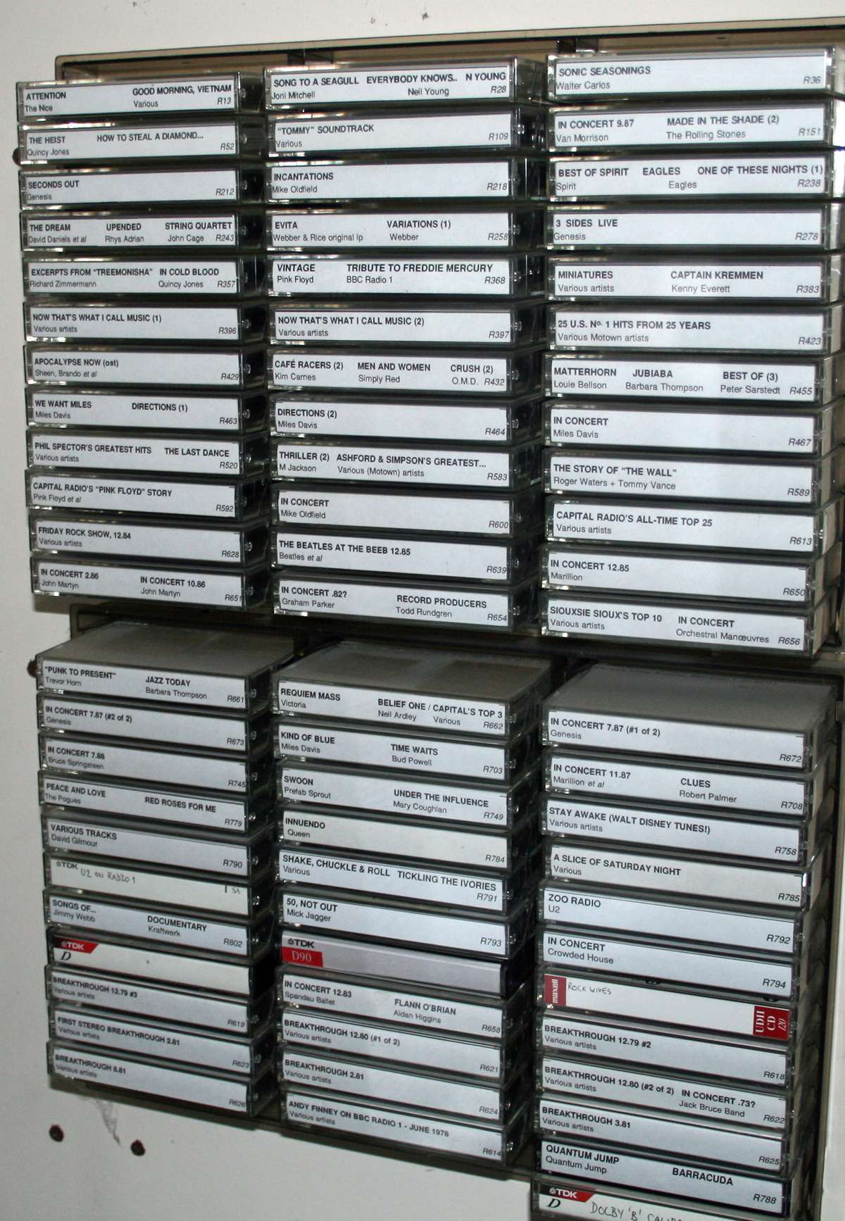Remaining rock cassettes