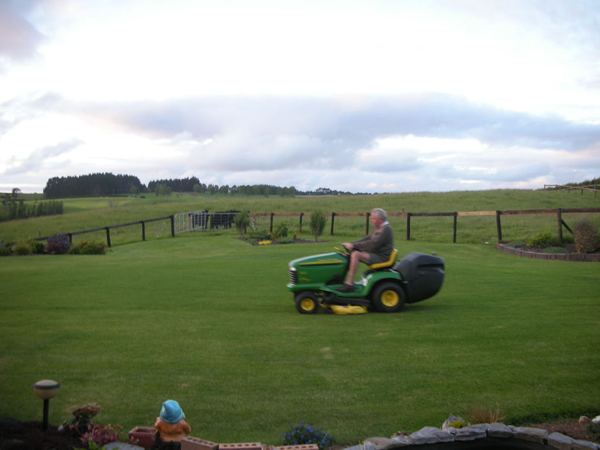 Bro and his mower