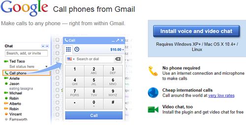 Gmail phone