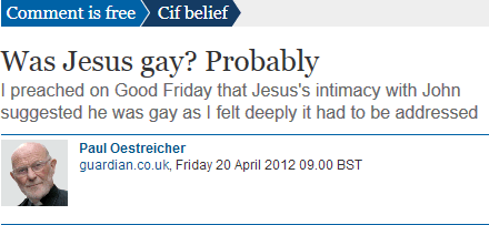 Was Jesus gay?