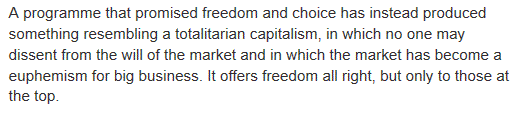 Totalitarian capitalism?