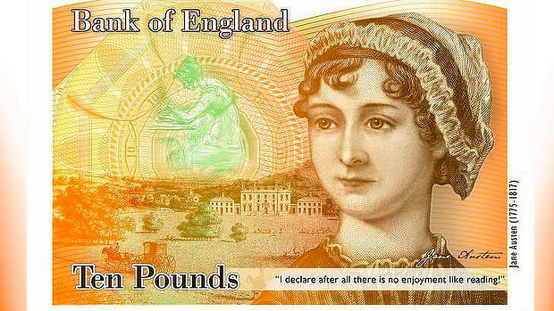 Jane Austen 10UKGBP note