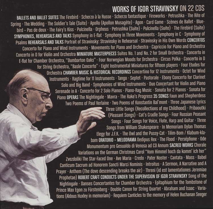 22 CDs of Stravinsky