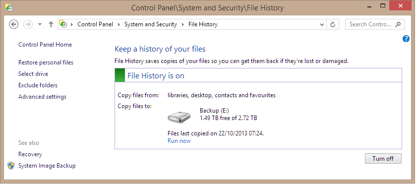 System Image Backup