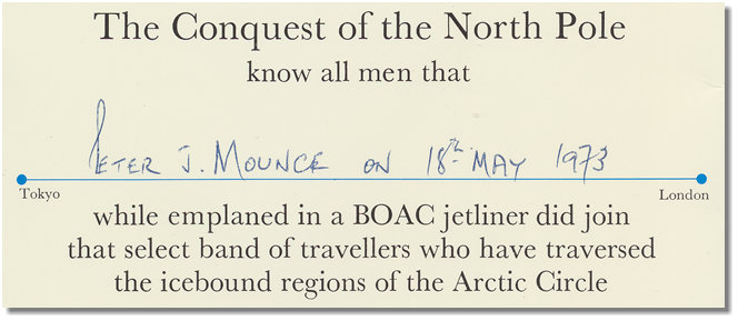 Crossing the Arctic Circle in 1973