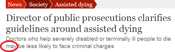 Assisted dying