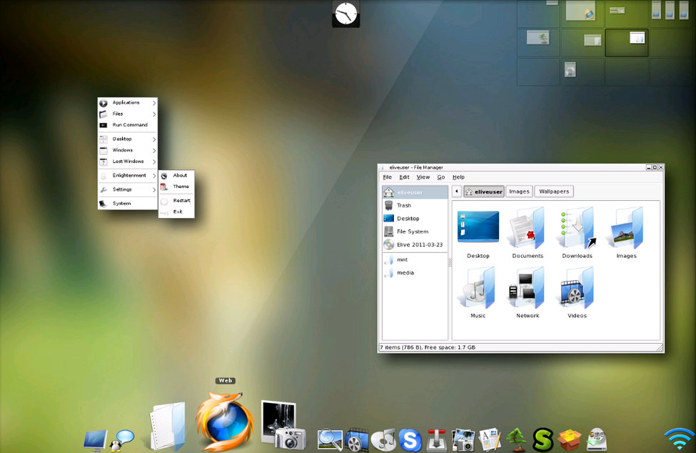 Elive desktop
