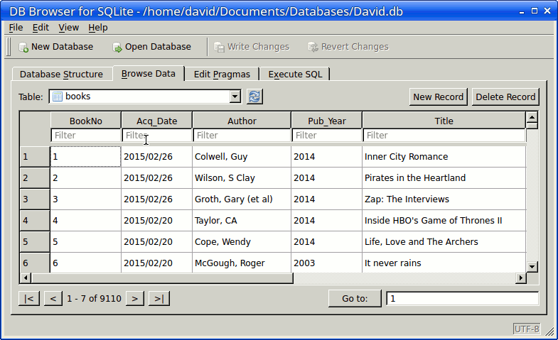 DB Browser for SQLite