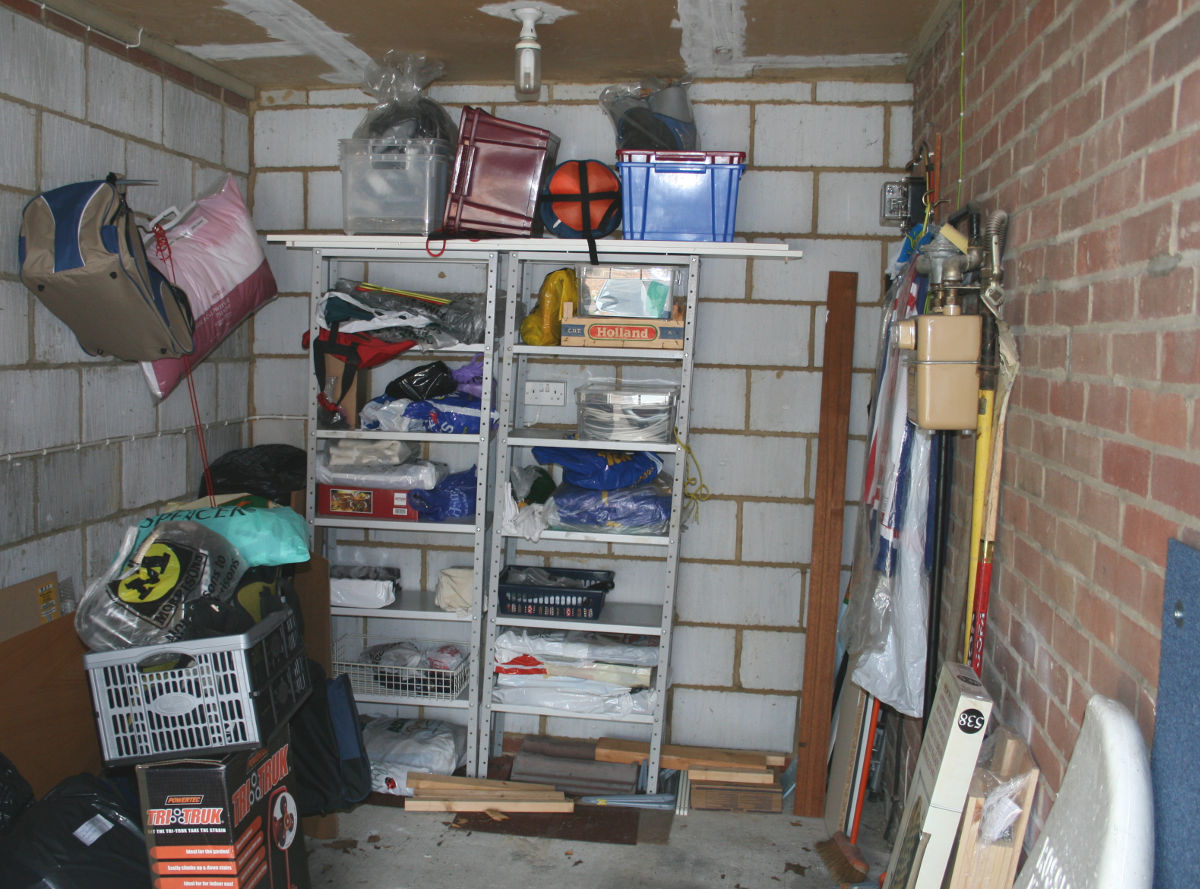 The garage in March 2007