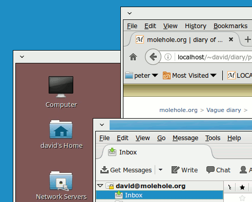 Desktop fragment